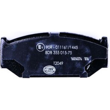 Hella | Bremsbelagsatz, Scheibenbremse | 8DB 355 015-751