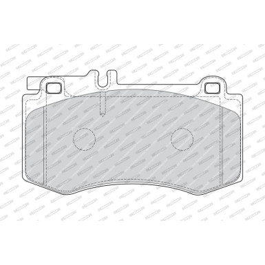 Ferodo | Bremsbelagsatz, Scheibenbremse | FDB4694