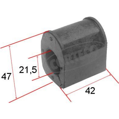 Corteco | Lagerung, Stabilisator | 21652442