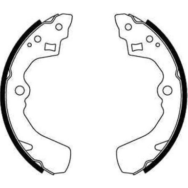 GS8549 Bremsbackensatz