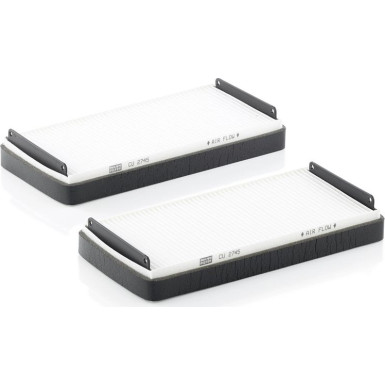 MANN-FILTER CU 2745-2 Innenraumfilter, Partikelfilter MANN-FILTER CU 2745-2 Innenraumfilter, Partikelfilter