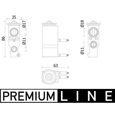 Mahle | Expansionsventil, Klimaanlage | AVE 143 000P