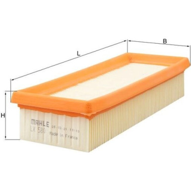 LX 580 Luftfilter LX 580 Luftfilter