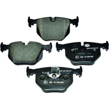 Hella Pagid | Bremsbelagsatz, Scheibenbremse | 8DB 355 008-091