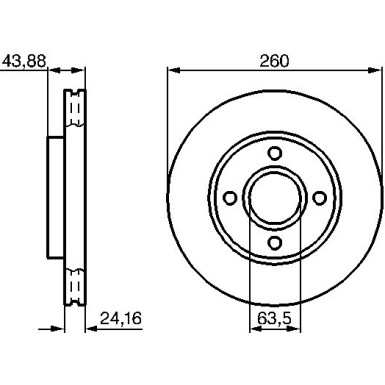 BOSCH | Bremsscheibe | 0 986 478 671