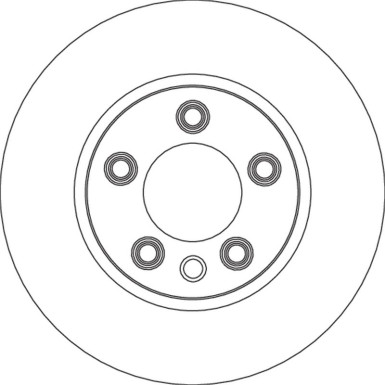 Bremsscheibe TRW SINGLE DF4763S