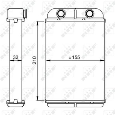 53611 Wärmetauscher, Innenraumheizung