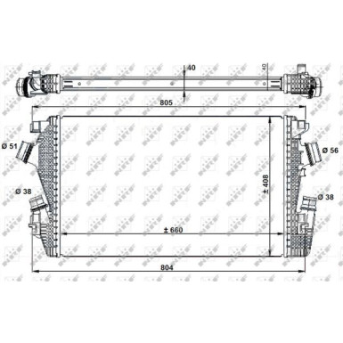 NRF | Ladeluftkühler | 30934 NRF | Ladeluftkühler | 30934