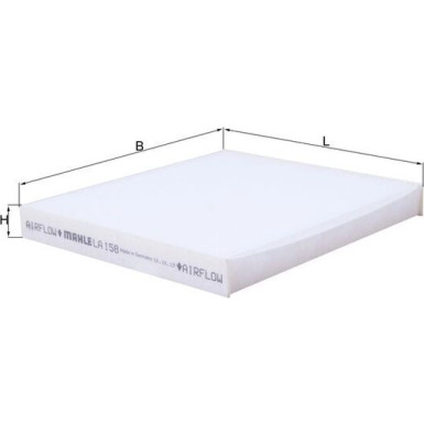 LA 158 Filter, Innenraumluft