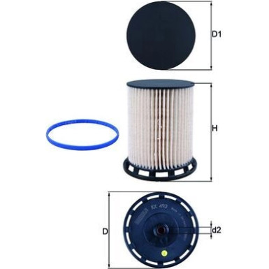 KX 493D Kraftstofffilter