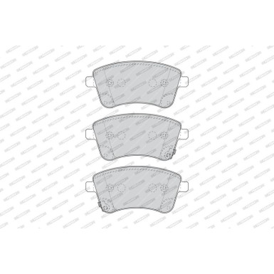 FDB4339 Bremsbelagsatz, Scheibenbremse PREMIER