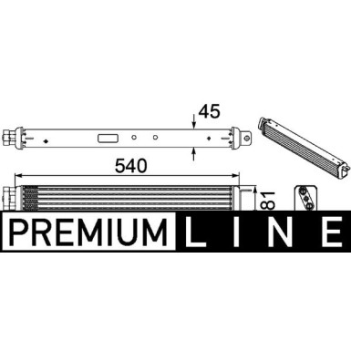 Mahle | Ölkühler, Motoröl | CLC 75 000P