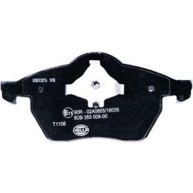 Hella | Bremsbelagsatz, Scheibenbremse | 8DB 355 008-001