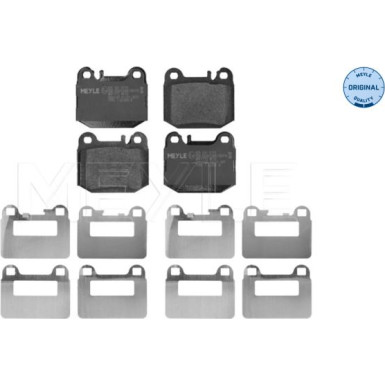 025 231 5715 Bremsbelagsatz, Scheibenbremse MEYLE-ORIGINAL: True to OE.