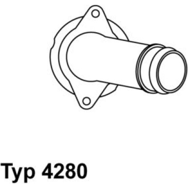 Wahler | Thermostat, Kühlmittel | 4280.80D