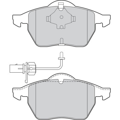 Valeo Bremsbelagsatz, Scheibenbremse ESSENTIAL 301751