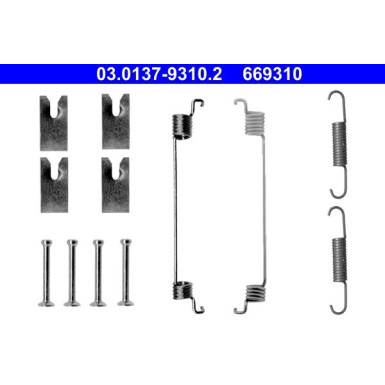 03.0137-9310.2 Zubehörsatz, Bremsbacken