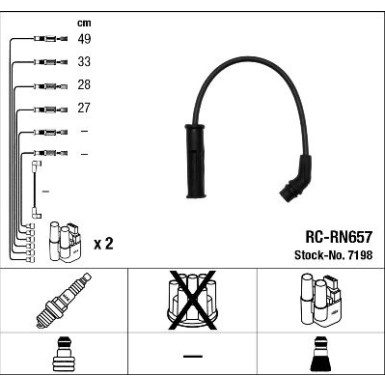 7198 Zündleitungssatz