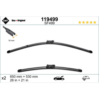 119499 Wischblatt DAS ORIGINAL SET