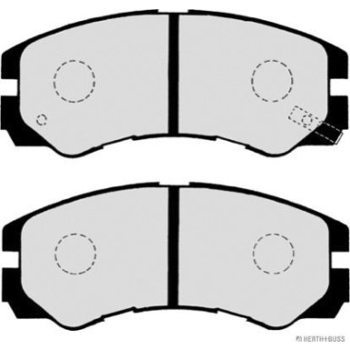 J3609009 Bremsbelagsatz, Scheibenbremse