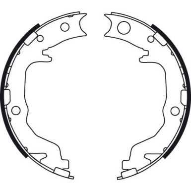 GS8783 Bremsbackensatz, Feststellbremse