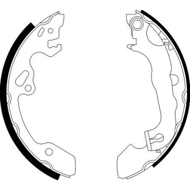 8DB 355 002-231 Bremsbackensatz