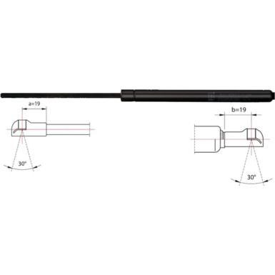 2110360 Gasfeder, Motorhaube