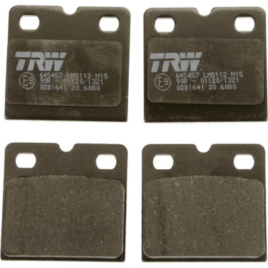 GDB1641 Bremsbelagsatz, Scheibenfeststellbremse COTEC