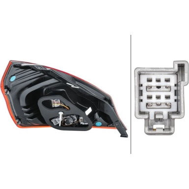 Hella | Heckleuchte | 2VP 354 805-021