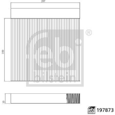febi bilstein | Filter, Innenraumluft | 197873