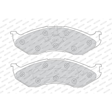 FDB929 Bremsbelagsatz, Scheibenbremse PREMIER