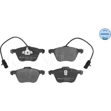 025 232 6920/W Bremsbelagsatz, Scheibenbremse MEYLE-ORIGINAL: True to OE.