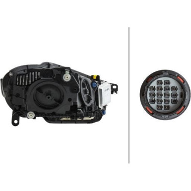 Hella 2 x HELLA Hauptscheinwerfer 1LL 011 811-331