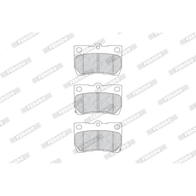 Ferodo | Bremsbelagsatz, Scheibenbremse | FDB4001