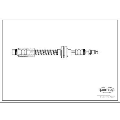 Corteco | Bremsschlauch | 19025702