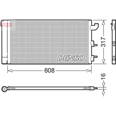 Denso | Kondensator, Klimaanlage | DCN09144