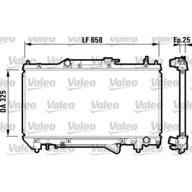 Valeo | Kühler, Motorkühlung | 732754