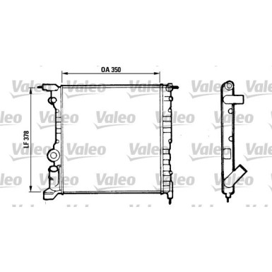 Valeo | Kühler, Motorkühlung | 816656