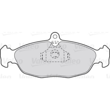 Valeo | Bremsbelagsatz, Scheibenbremse | 301356