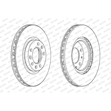 DDF2401C-1 Bremsscheibe PREMIER DDF2401C-1 Bremsscheibe PREMIER