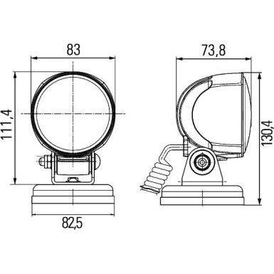 Hella | Arbeitsscheinwerfer | 1G0 996 276-631