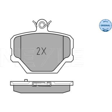 Meyle Bremsbelagsatz, Scheibenbremse MEYLE-ORIGINAL: True to OE 025 219 9915