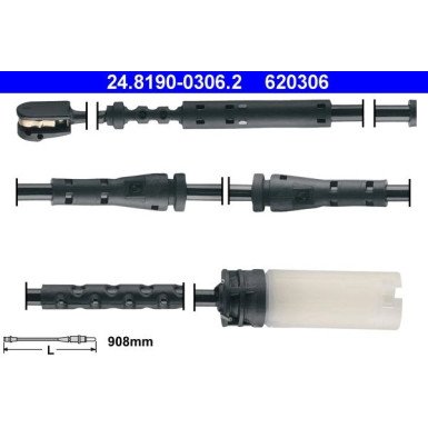 24.8190-0306.2 Warnkontakt, Bremsbelagverschleiß