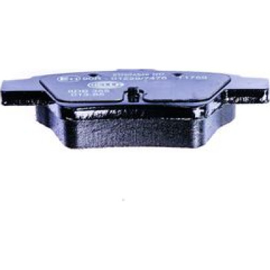 Hella | Bremsbelagsatz, Scheibenbremse | 8DB 355 013-851
