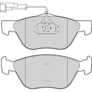 Valeo Bremsbelagsatz, Scheibenbremse ESSENTIAL 301065
