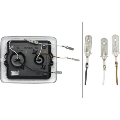 9DW 195 804-191 Lichtscheibe, Blinkleuchte