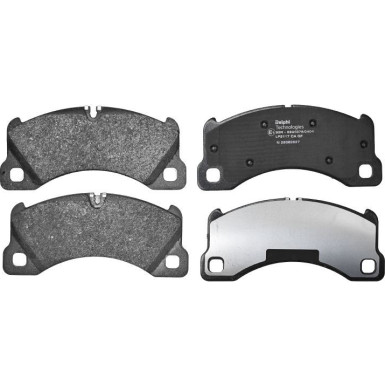 Delphi | Bremsbelagsatz, Scheibenbremse | LP2117