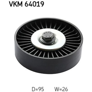 VKM 64019 Umlenk-/Führungsrolle, Keilrippenriemen