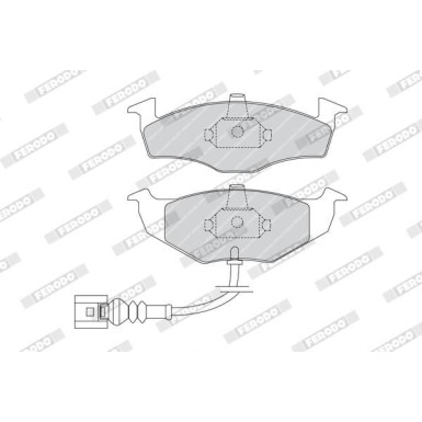 Ferodo | Bremsbelagsatz, Scheibenbremse | FDB1634 Ferodo | Bremsbelagsatz, Scheibenbremse | FDB1634