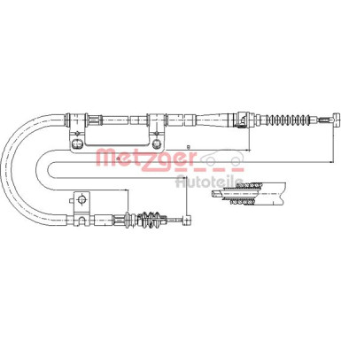 17.6042 Seilzug, Feststellbremse